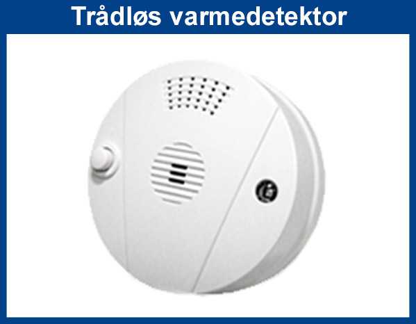 Trådløs varmedetektor